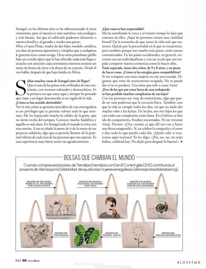 Todo es prescindible menos el amor, January 2015