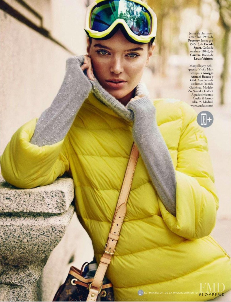 Zosia Nowak featured in Aprés-chic, January 2015