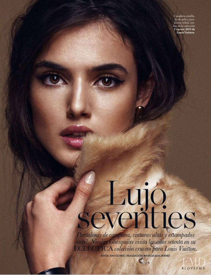 Blanca Padilla featured in Lujo Seventies, January 2015