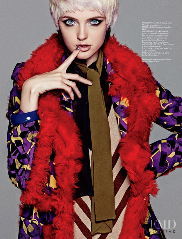 Vlada Roslyakova featured in Mad about Mod, December 2014