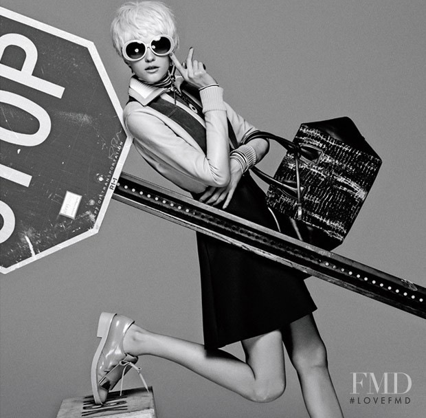 Vlada Roslyakova featured in Mad about Mod, December 2014