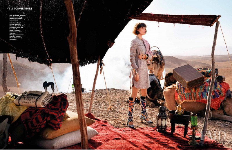 Coco Rocha featured in Lost IN Marocco, December 2014