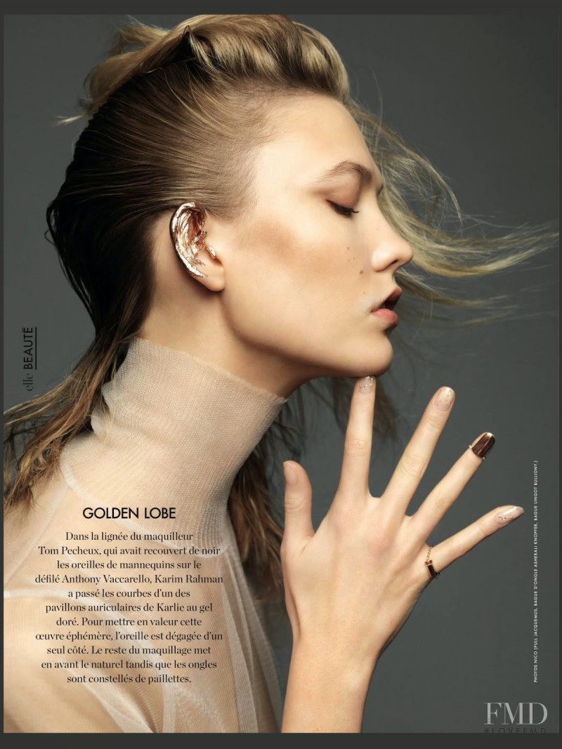Karlie Kloss featured in Une Fille En Or, December 2014