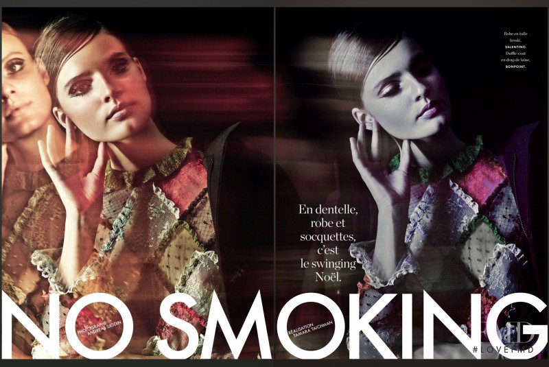 Tilda Lindstam featured in No Smoking, December 2014