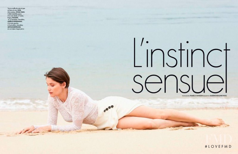 Laetitia Casta featured in L\'Instinct Sensuel, July 2015