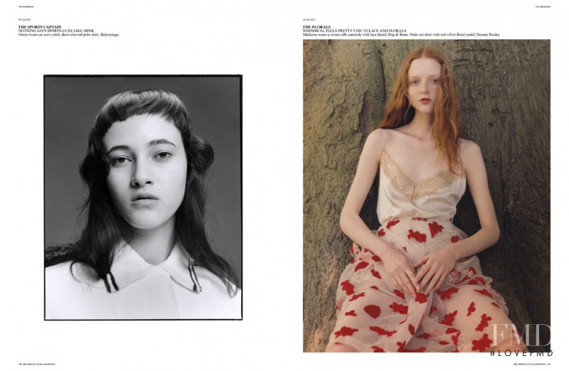 Madison Stubbington featured in Obsessions, September 2015