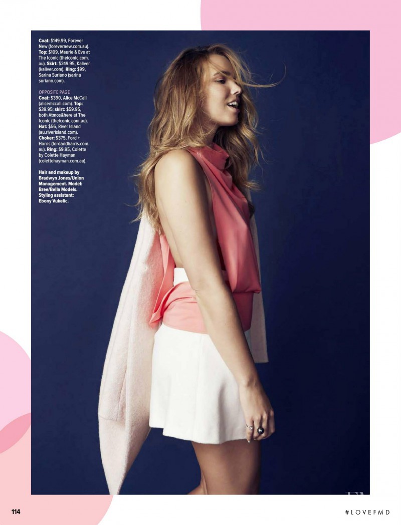 Bree Warren featured in In The Pink, May 2015