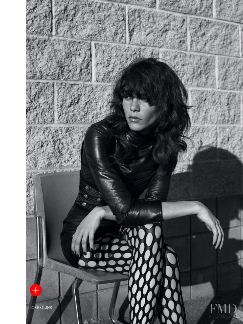 On The Road in Vogue UK with Steffy Argelich wearing Saint Laurent ...