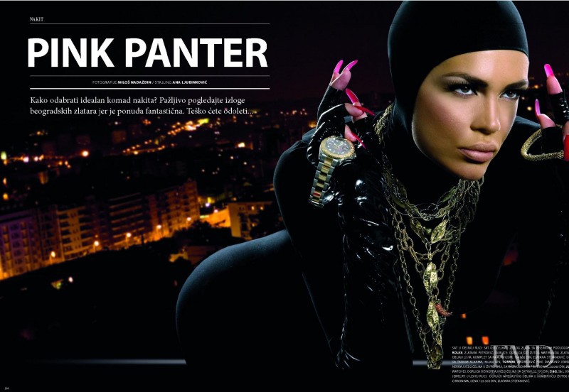 Ivana Kukric featured in Pink Panter, October 2008