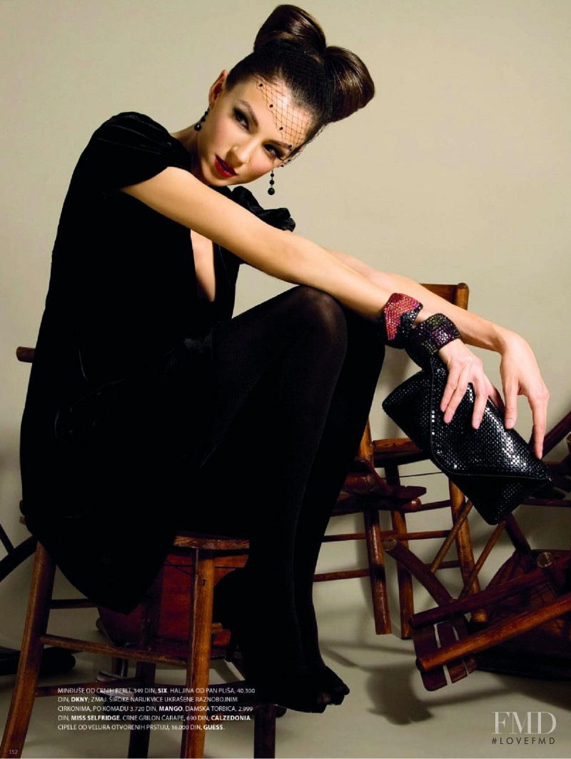 Nina Krstic featured in Glamour, December 2008