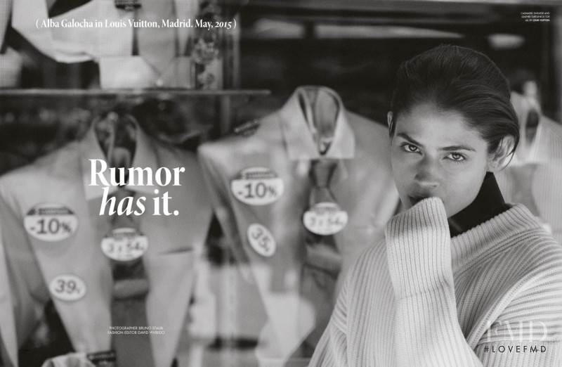 Alba Galocha featured in Rumor Has It, September 2015