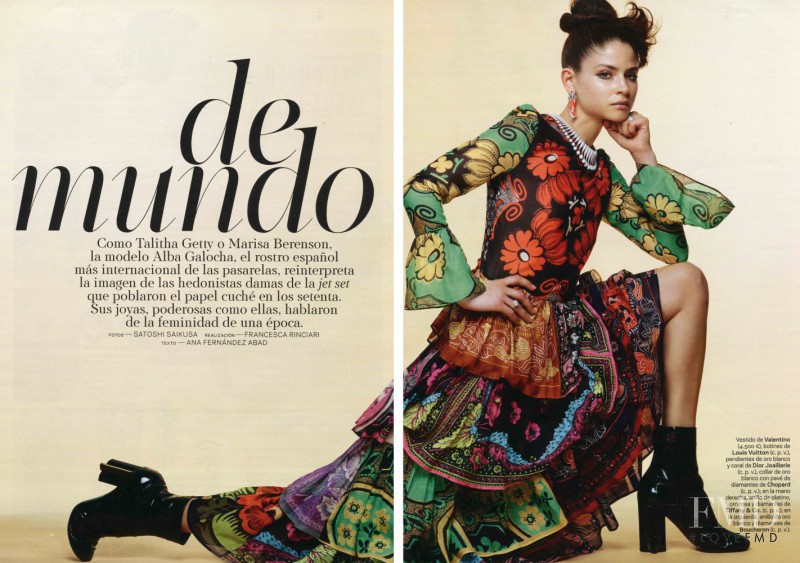 Alba Galocha featured in De Mundo, May 2015
