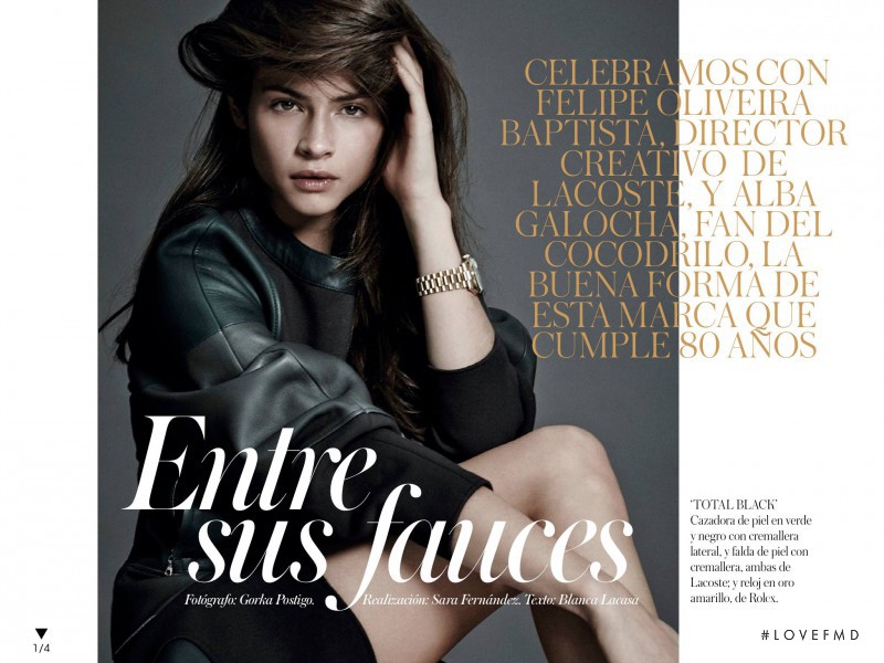Alba Galocha featured in Entre sus fauces, November 2013