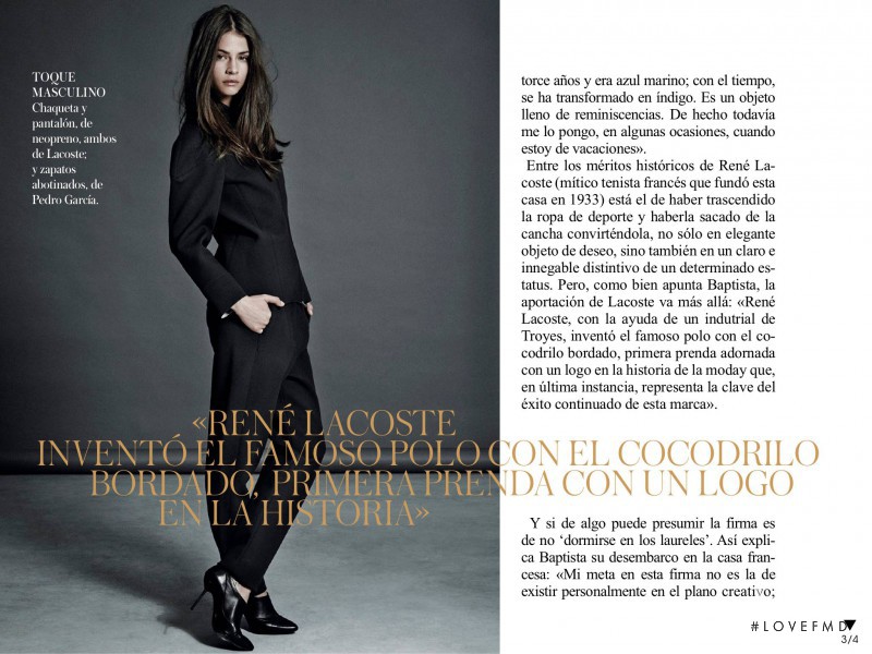 Alba Galocha featured in Entre sus fauces, November 2013