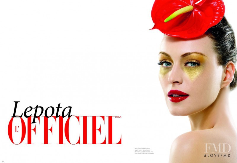 Tijana Sarenac featured in Lepota, June 2008