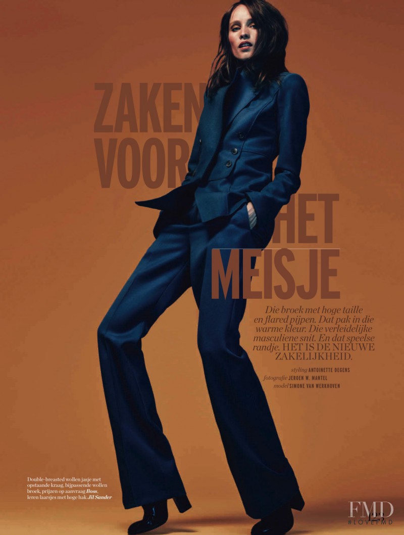 Simone van Werkhoven featured in Zakenvoor het meisje, October 2015