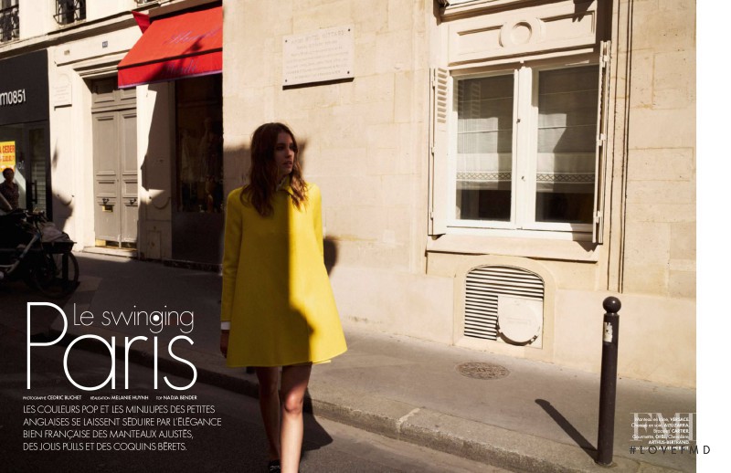 Nadja Bender featured in Le Swinging Paris, October 2015