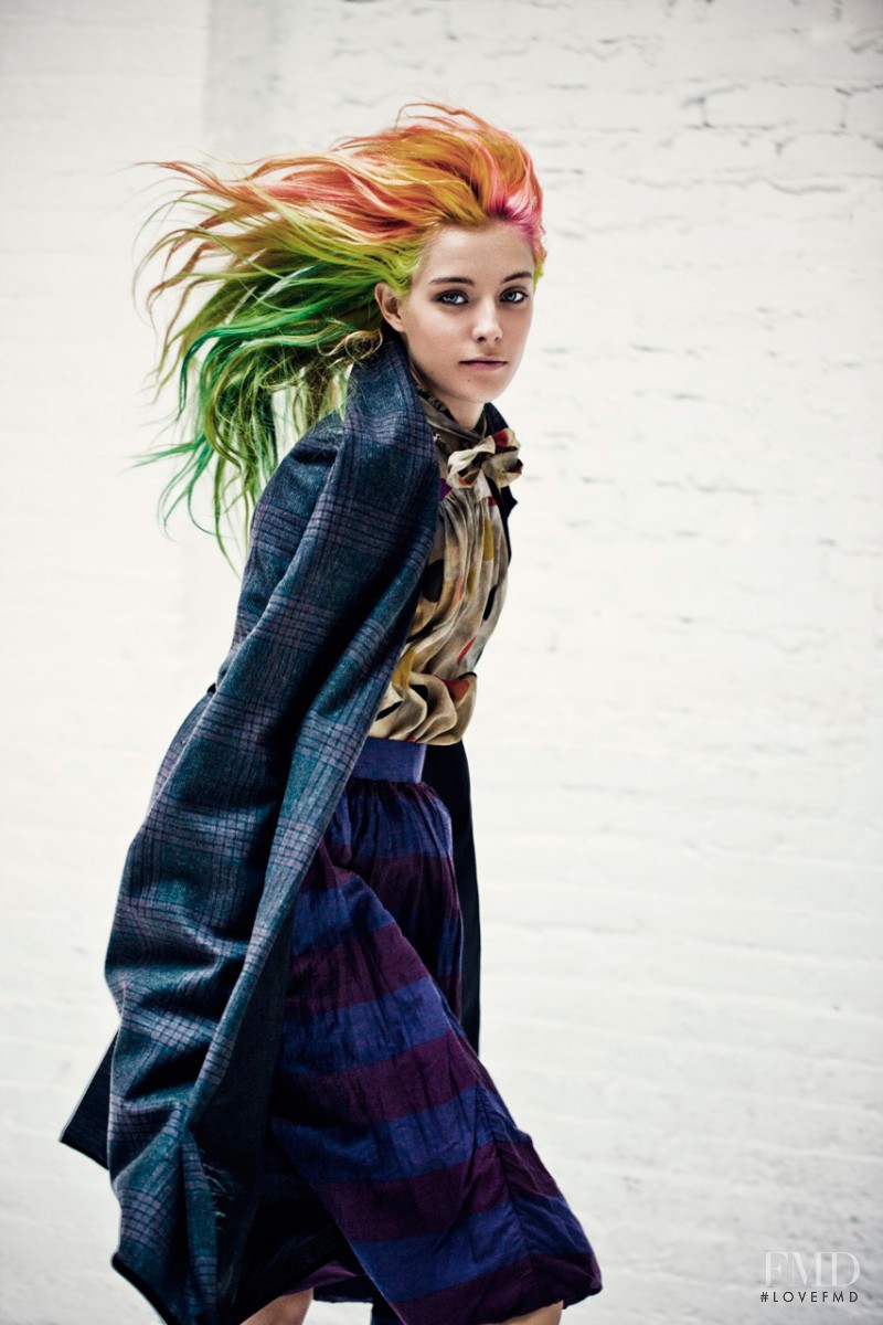 Chloe Norgaard featured in The Misfits, December 2012