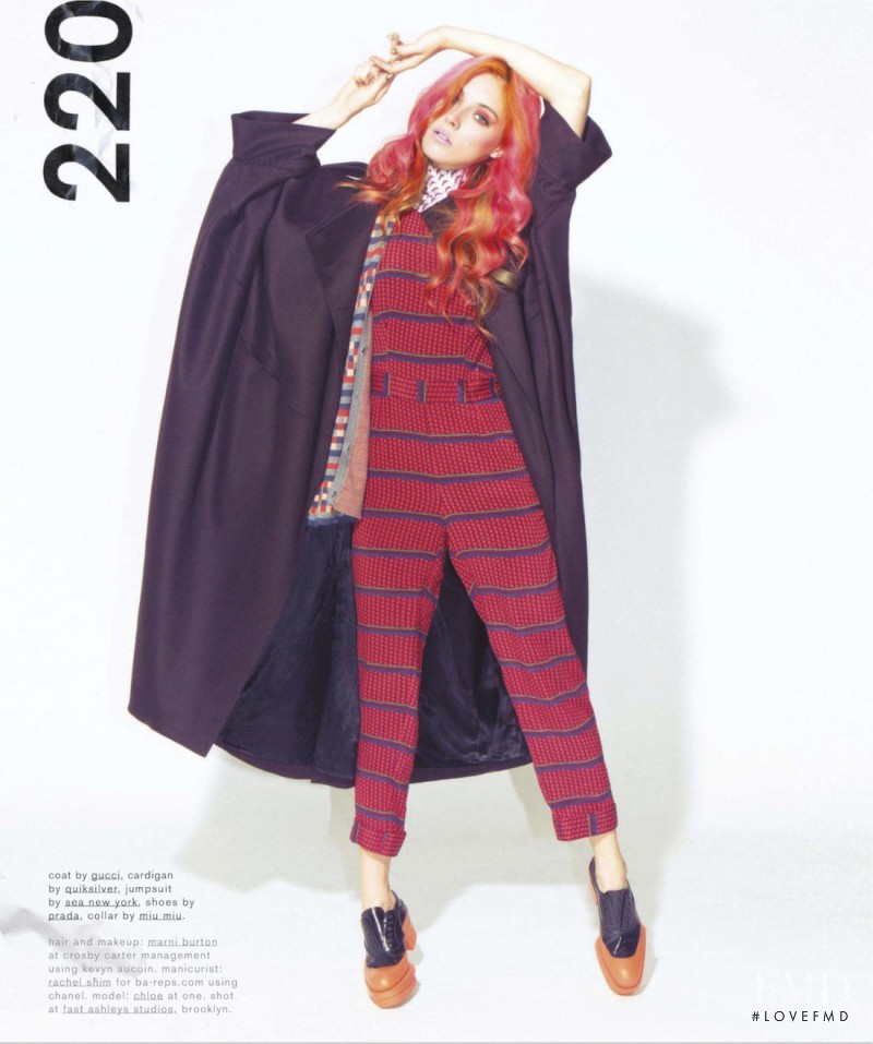 Chloe Norgaard featured in XXL, September 2012