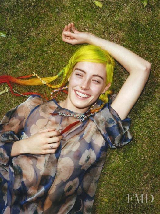 Chloe Norgaard featured in Answer everything with a smile, April 2013