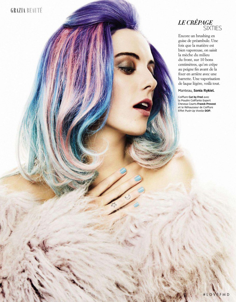 Chloe Norgaard featured in Mad In France, December 2014