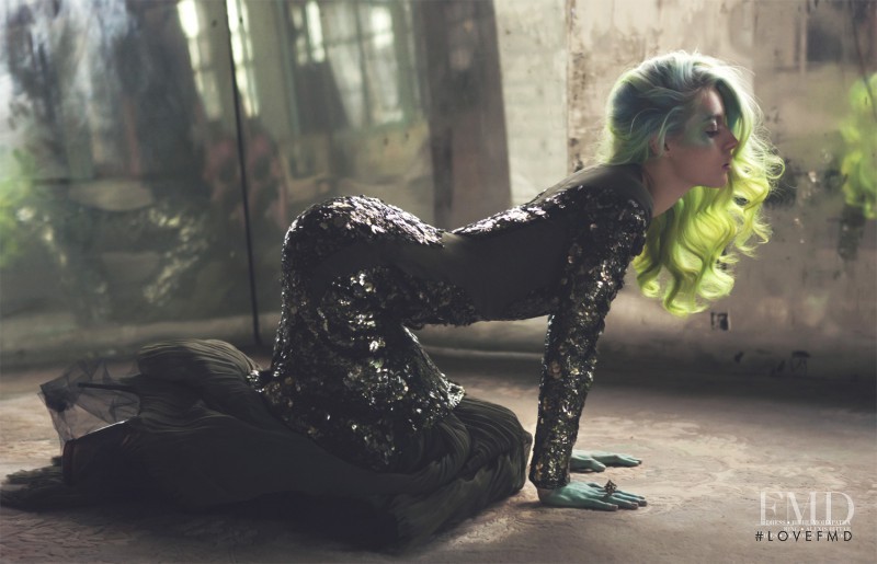 Chloe Norgaard featured in Heavy Metal, December 2013