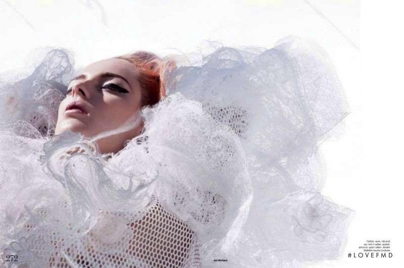 Chloe Norgaard featured in The Art Of Couture, December 2013