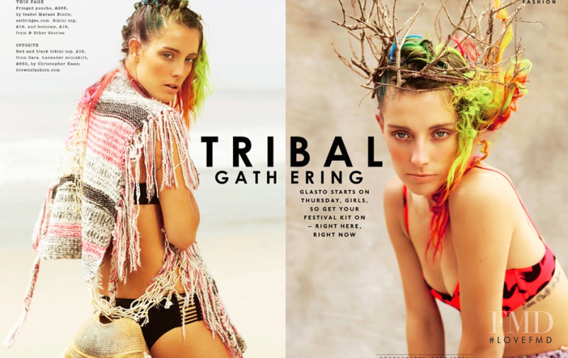 Chloe Norgaard featured in Tribal Gathering, June 2014