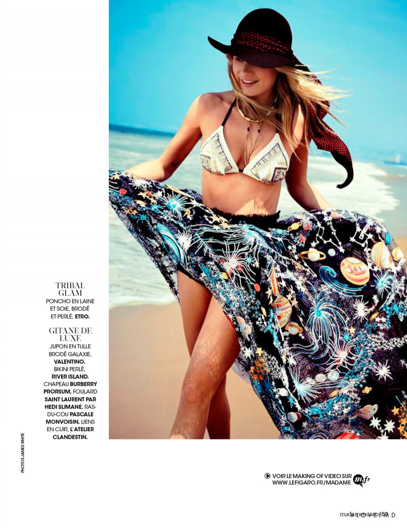 Camille Rowe featured in Camille Rowe, Sexy Boheme, July 2015