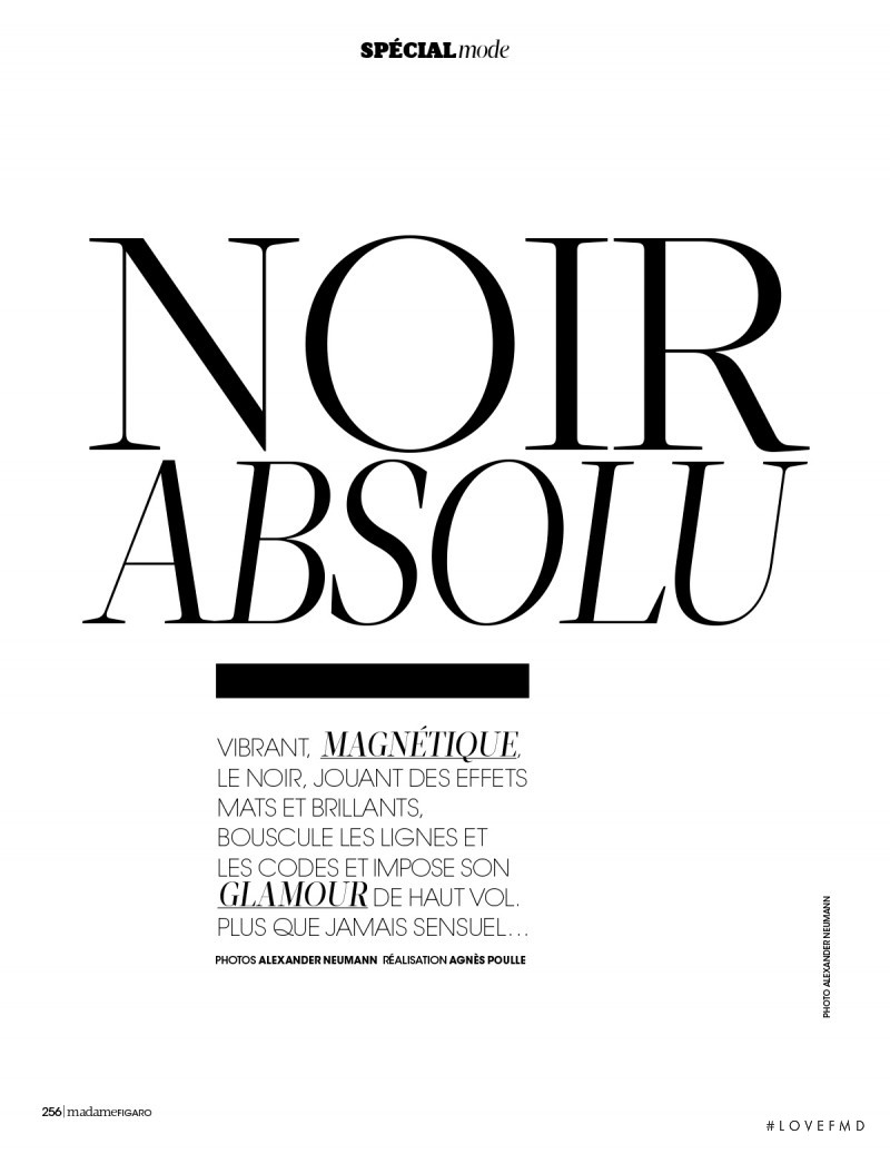 Noir Absolu, August 2015