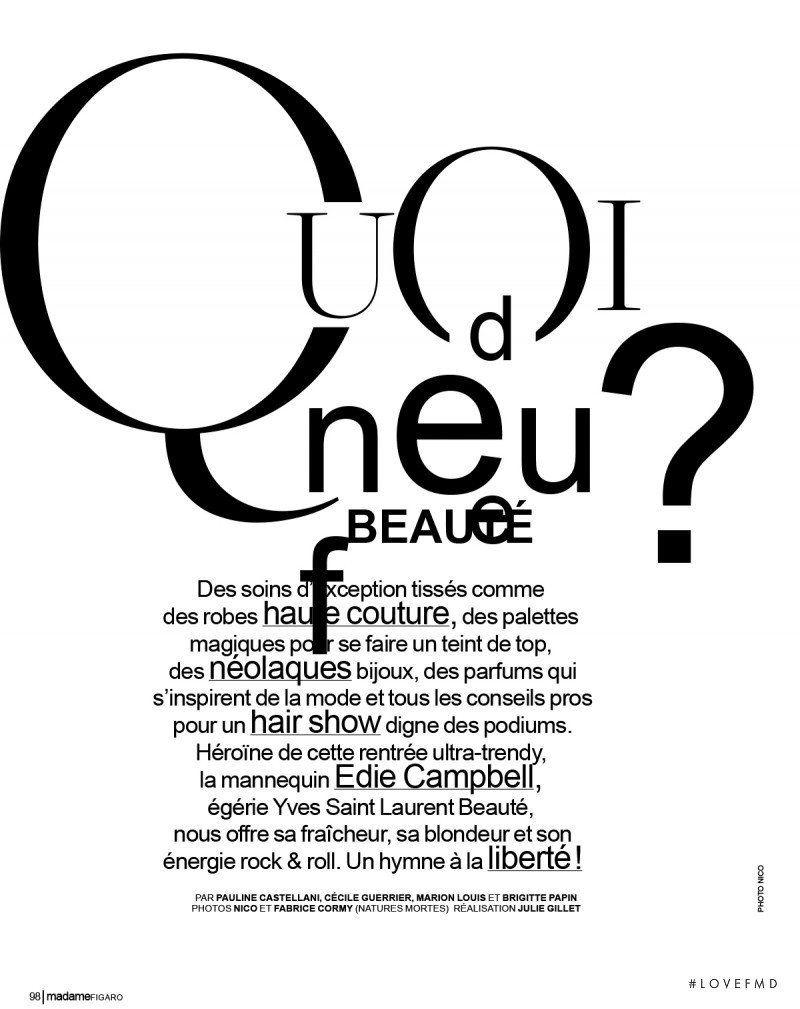 Quoi D\'Neuf Beaute, September 2015