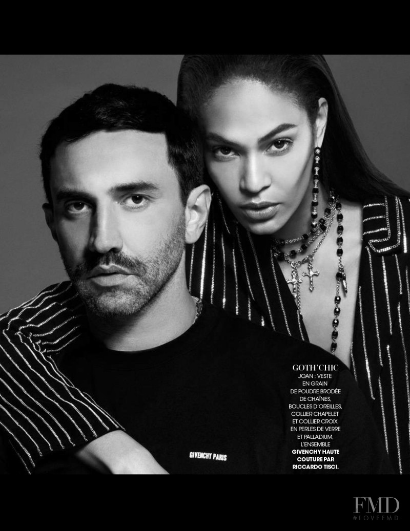 Joan Smalls featured in Joan Smalls and Riccardo Tisci Passions Francaises, September 2015