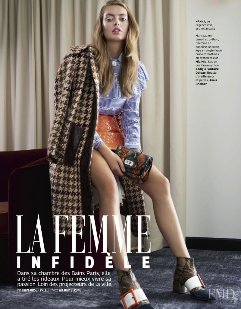 Hanna Wahmer featured in La Femme Infidele, September 2015