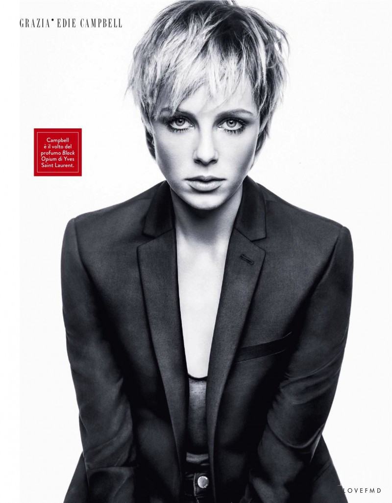 Edie Campbell featured in Originale A Tutti I Costi, October 2015
