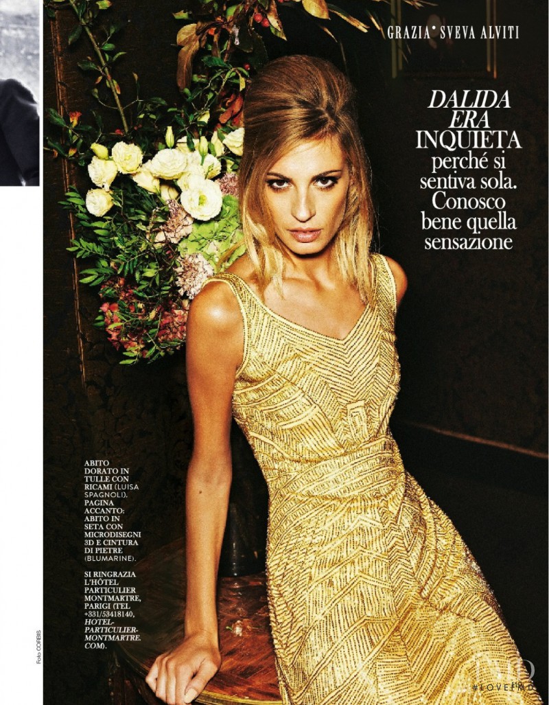 Sveva Alviti featured in Io e Dalida, October 2015