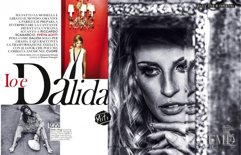 Sveva Alviti featured in Io e Dalida, October 2015