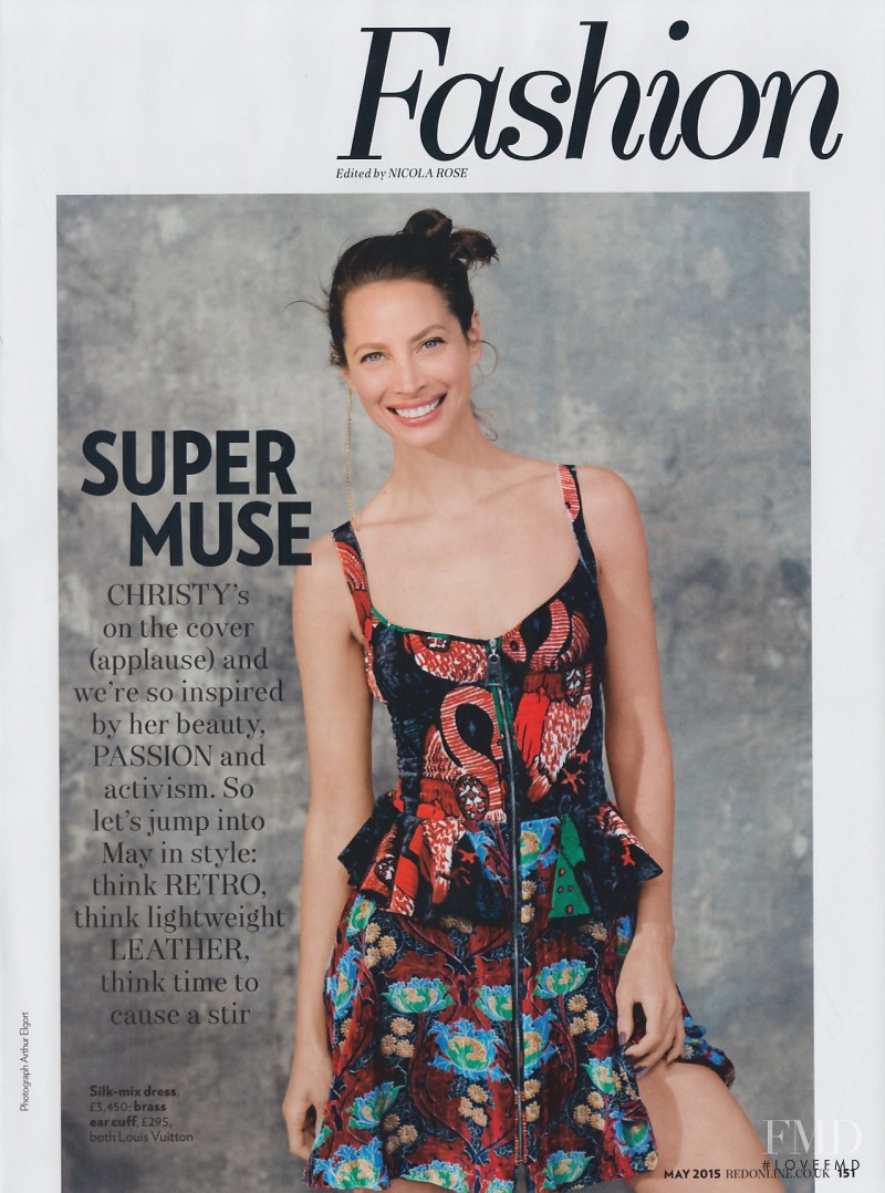 Christy Turlington featured in The Most Beautiful Woman in the World, May 2015