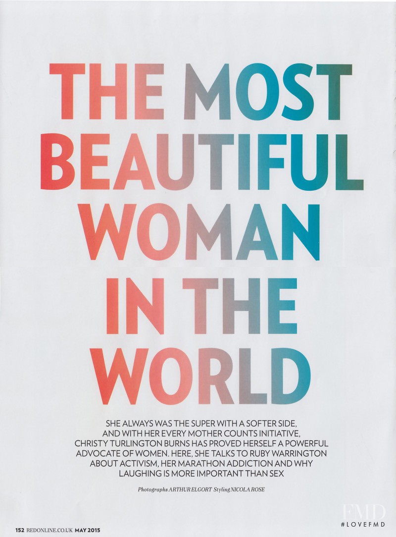 The Most Beautiful Woman in the World, May 2015