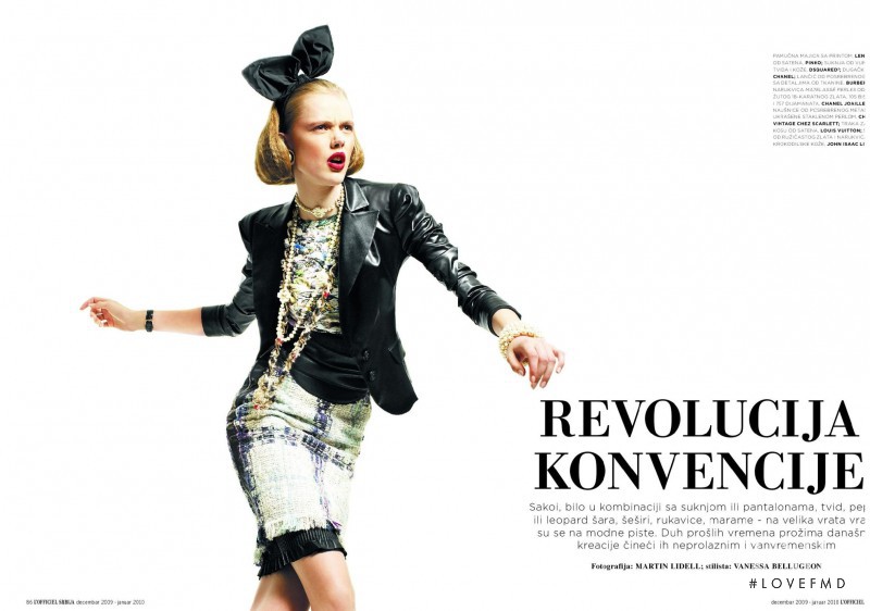 Frida Gustavsson featured in Revolucija Konvencije, December 2009