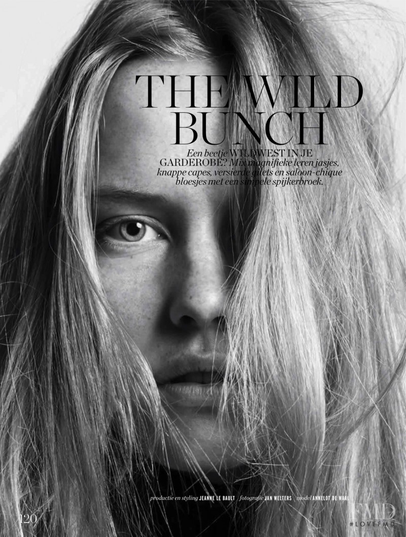 Annelot de Waal featured in The Wild Bunch, November 2015