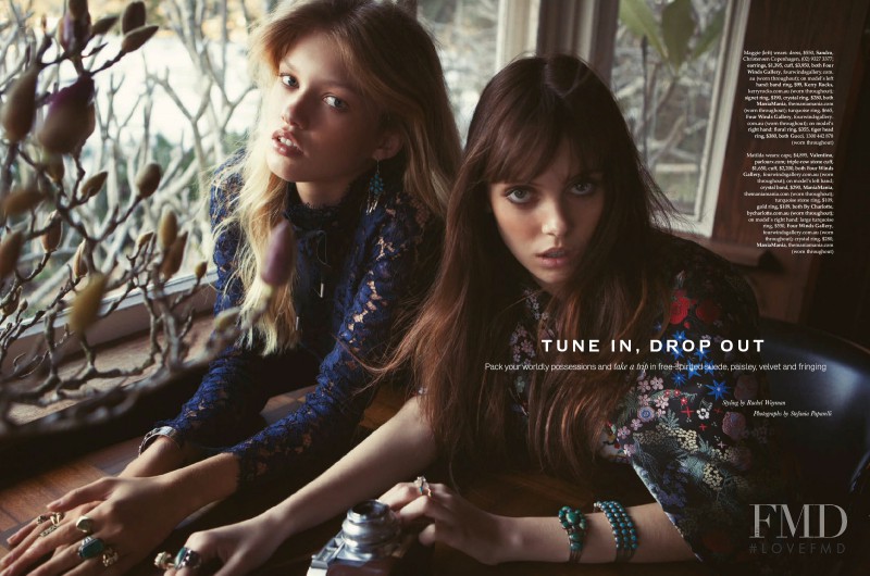 Maggie Laine featured in Rune In, Drop Out, October 2015