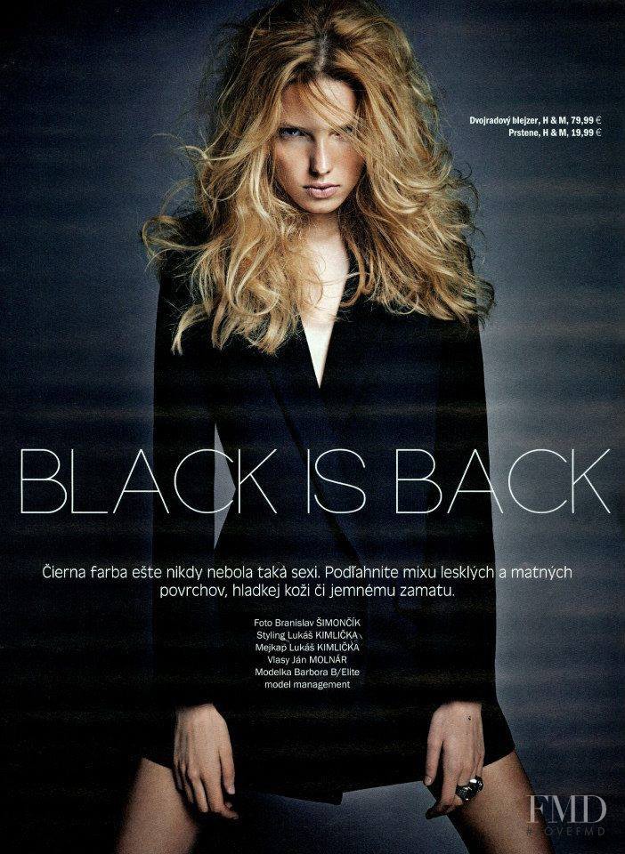 Barbora Bruskova featured in Black Is Back, April 2015