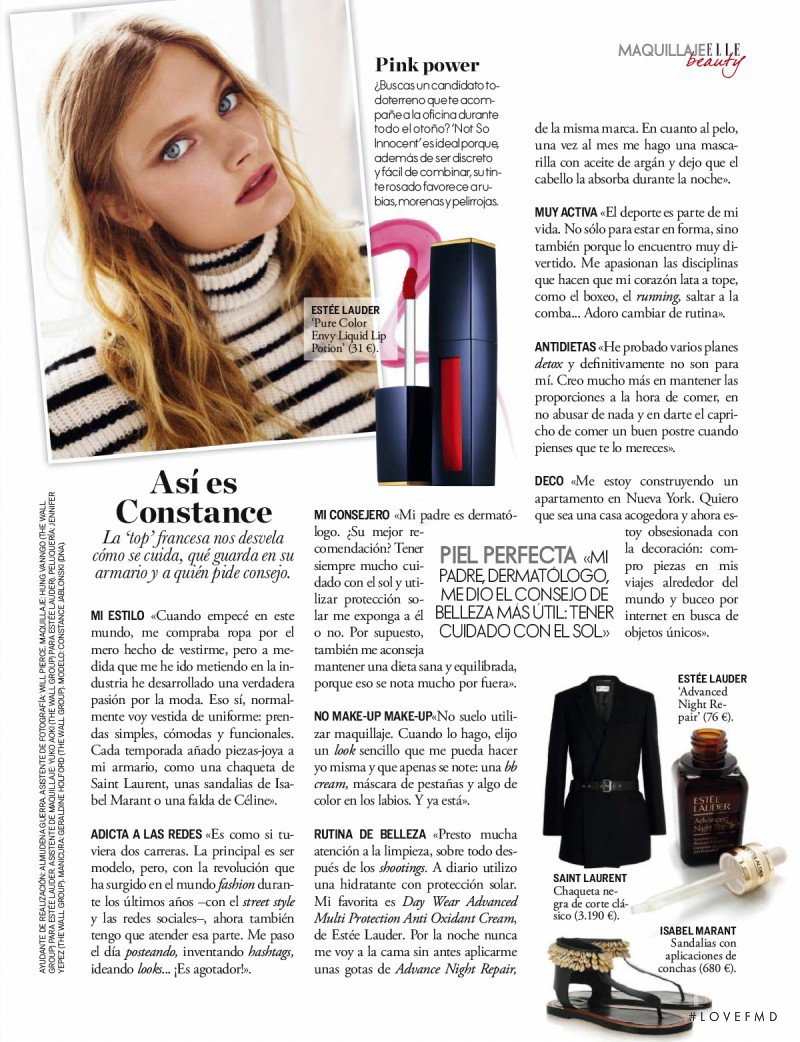 Constance Jablonski featured in La Pocima Magica, October 2015