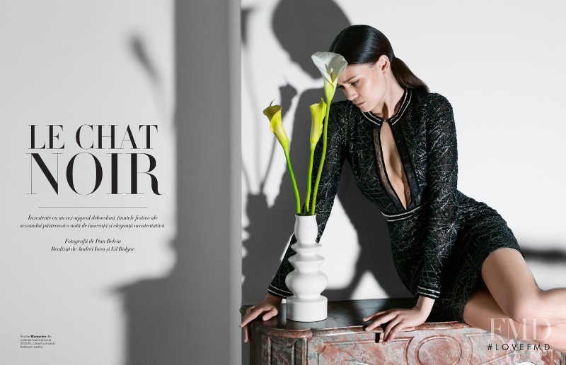 Diana Moldovan featured in Le Chat Noir, November 2015