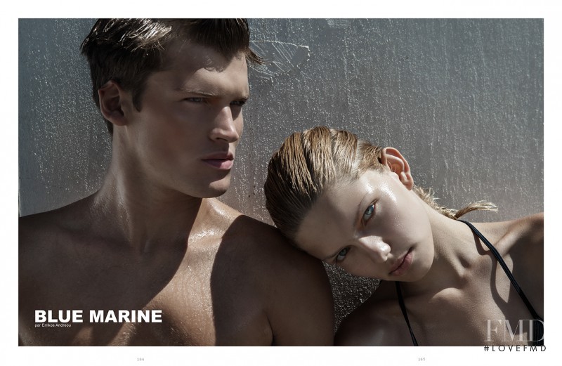 Barbora Bruskova featured in Blue Marine, November 2013