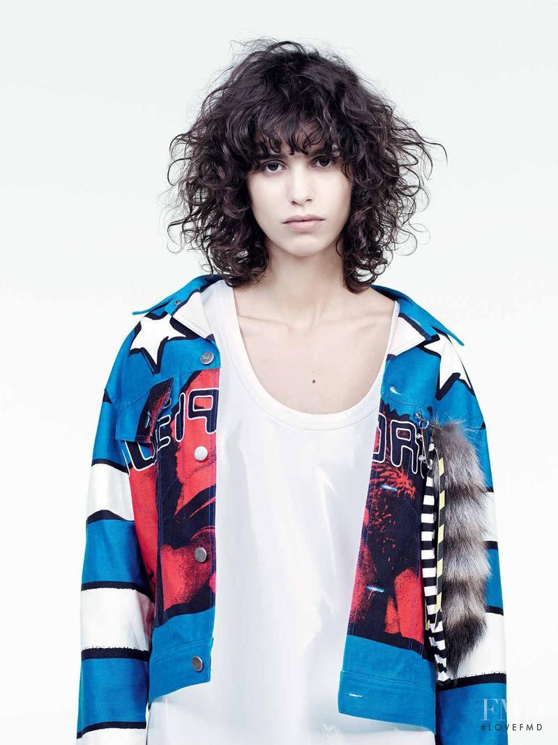 Mica Arganaraz featured in e. Fashion Part 1, September 2015