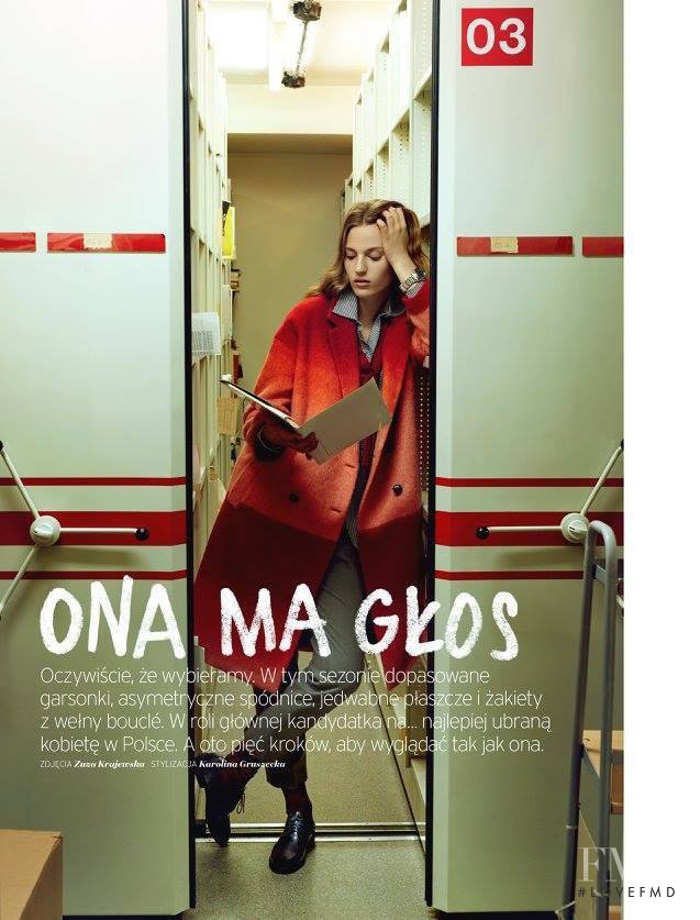 Julia Banas featured in Ona Ma Glos, November 2015