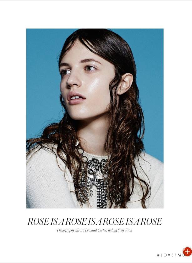 Julia Banas featured in Rose is a rose, March 2015