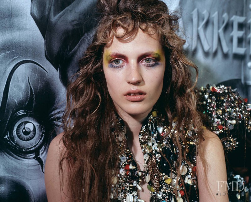 Julia Banas featured in A special Maison Martin Margiela Artisanal, July 2014