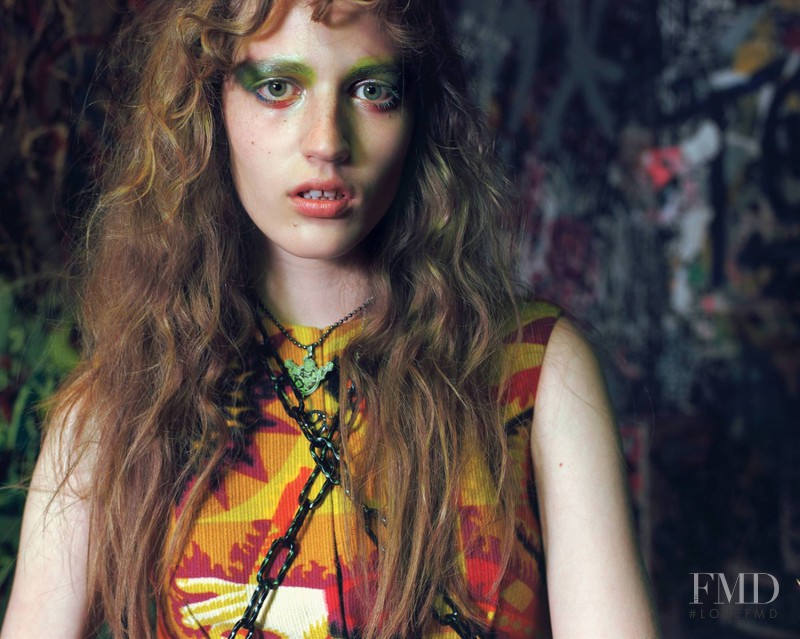 Julia Banas featured in A special Maison Martin Margiela Artisanal, July 2014